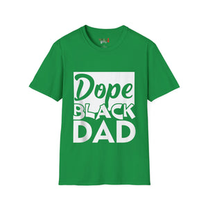 Dope Black Dad Unisex Softstyle T-Shirt