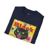 Black Cat Firecrackers Funny T Shirt Relatable Meme Tee Sarcastic Humor Graphic Shirt