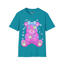 Load image into Gallery viewer, Purple Pink Teddy Bear T-shirt
