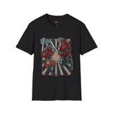 Dueling Samurai Warriors Japanese Samurai T Shirt, Asian Graphic Tee, Bushido Warrior Shirt
