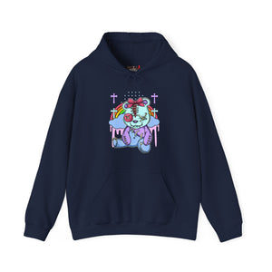 Stitched Eyes Teddy Bear Hoodie