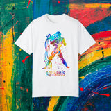 Aquarius Watercolor Unisex Garment-Dyed T-shirt