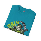 Grim Reefer Funny Weed T Shirt, Cannabis Graphic Tee, 420 Stoner Shirt