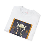 XVIII The Moon Goddess Hecate Tarot Card T Shirt, Mystic Graphic Tee, Spiritual Shirt