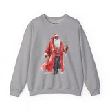 Black Santa 48 Unisex Heavy Blend™ Crewneck Sweatshirt