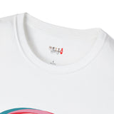 Neon Glitch Alien T Shirt for Men/Women, Funny UFO Shirt, Sci Fi Graphic Tee
