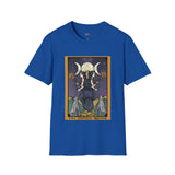 XVIII The Moon Goddess Hecate Tarot Card T Shirt, Mystic Graphic Tee, Spiritual Shirt