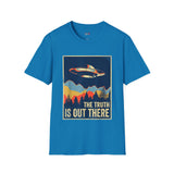 The Truth Is Out There Vintage Alien T Shirt, Retro UFO Graphic Tee, Space Streetwear Shirt