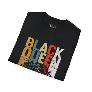 Black Queen Unisex Softstyle T-Shirt