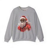 Black Santa Unisex Heavy Blend™ Crewneck Sweatshirt