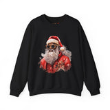 Black Santa Unisex Heavy Blend™ Crewneck Sweatshirt