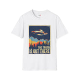 The Truth Is Out There Vintage Alien T Shirt, Retro UFO Graphic Tee, Space Streetwear Shirt