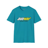 Budway Smoke Fresh Funny Weed T Shirt, Cannabis Graphic Tee, 420 Stoner Shirt