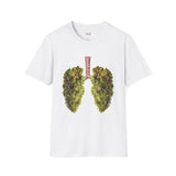 Weed Lungs Funny Weed T Shirt, Cannabis Graphic Tee, 420 Stoner Shirt