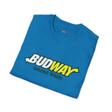 Budway Smoke Fresh Funny Weed T Shirt, Cannabis Graphic Tee, 420 Stoner Shirt
