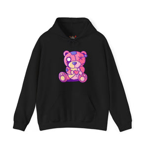 Stitched Teddy Bear Hoodie