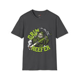 Grim Reefer Funny Weed T Shirt, Cannabis Graphic Tee, 420 Stoner Shirt