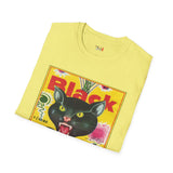 Black Cat Firecrackers Funny T Shirt Relatable Meme Tee Sarcastic Humor Graphic Shirt