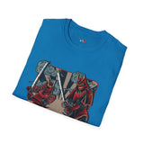 Dueling Samurai Warriors Japanese Samurai T Shirt, Asian Graphic Tee, Bushido Warrior Shirt