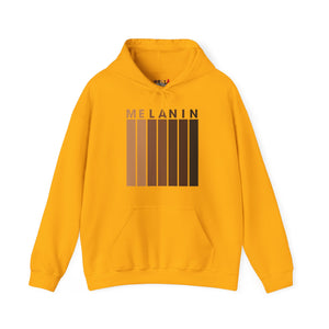 Melanin Vertical Stripes Heavy Blend Hoodie