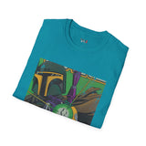 Bounty Hunter Blaster Retro Space T Shirt, Vintage Sci Fi Graphic Tee, Galaxy Shirt