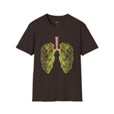 Weed Lungs Funny Weed T Shirt, Cannabis Graphic Tee, 420 Stoner Shirt