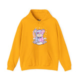 Pink Blue Pastel Teddy Bear Hoodie