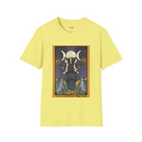 XVIII The Moon Goddess Hecate Tarot Card T Shirt, Mystic Graphic Tee, Spiritual Shirt