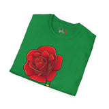 Rose Gramaphone Unisex Softstyle T-Shirt