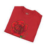 Rose Gramaphone Unisex Softstyle T-Shirt