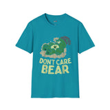 Bear Don't Care Funny Weed T Shirt, Cannabis Graphic Tee, 420 Stoner Shirt