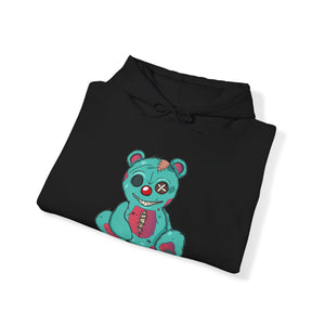 Missing Eye Teddy Bear Hoodie