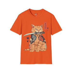 Samurai Kitty Unisex Softstyle T-Shirt