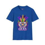 Mardi Gras Mask Unisex Softstyle T-Shirt