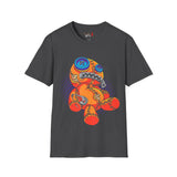 Zipper Mouth Teddy Bear Unisex Softstyle T-Shirt
