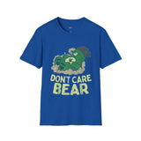 Bear Don't Care Funny Weed T Shirt, Cannabis Graphic Tee, 420 Stoner Shirt