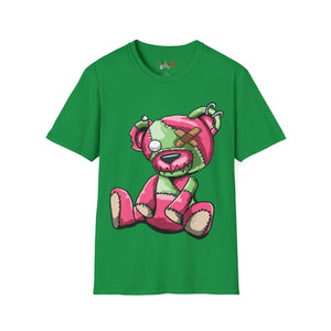 Bandaid Eye Teddy Bear Unisex Softstyle T-Shirt