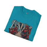 Dueling Samurai Warriors Japanese Samurai T Shirt, Asian Graphic Tee, Bushido Warrior Shirt