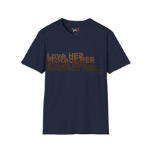 Load image into Gallery viewer, Love HER Protect HER Unisex Softstyle T-Shirt
