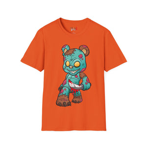 Dirty Evil Teddy Bear Unisex Softstyle T-Shirt