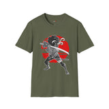 Afro Samurai Queen Japanese Samurai T Shirt, Asian Graphic Tee, Bushido Warrior Shirt