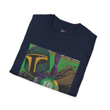 Bounty Hunter Blaster Retro Space T Shirt, Vintage Sci Fi Graphic Tee, Galaxy Shirt
