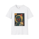 77 Bounty Hunter Blaster Retro Space T Shirt, Vintage Sci Fi Graphic Tee, Galaxy Shirt