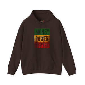 Money Power Respect Heavy Blend Unisex Hoodie