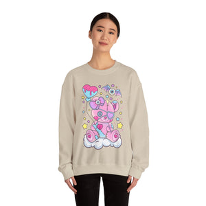 Doughnut Heart Teddy Bear Sweatshirt