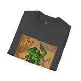 Samurai Toad Warrior Japanese Samurai T Shirt, Asian Graphic Tee, Bushido Warrior Shirt