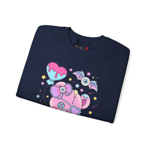 Doughnut Heart Teddy Bear Sweatshirt