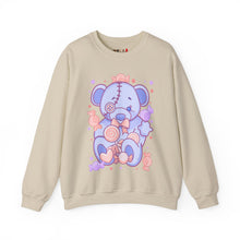 Load image into Gallery viewer, Pastel Baby Blue Teddy Bear Sweatshirt
