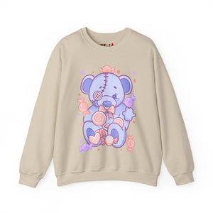 Pastel Baby Blue Teddy Bear Sweatshirt