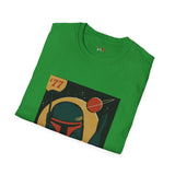 77 Bounty Hunter Blaster Retro Space T Shirt, Vintage Sci Fi Graphic Tee, Galaxy Shirt